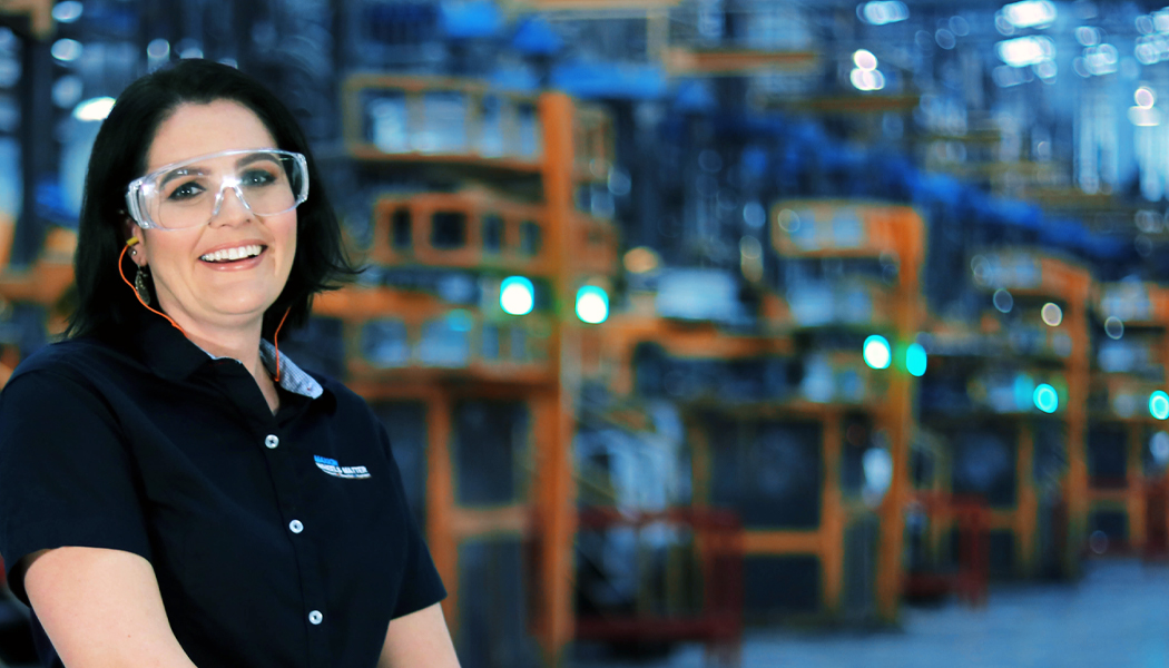 A woman with a career at Maxion.