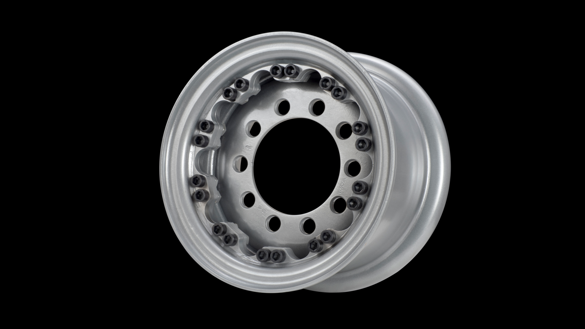 Steel rim silver
