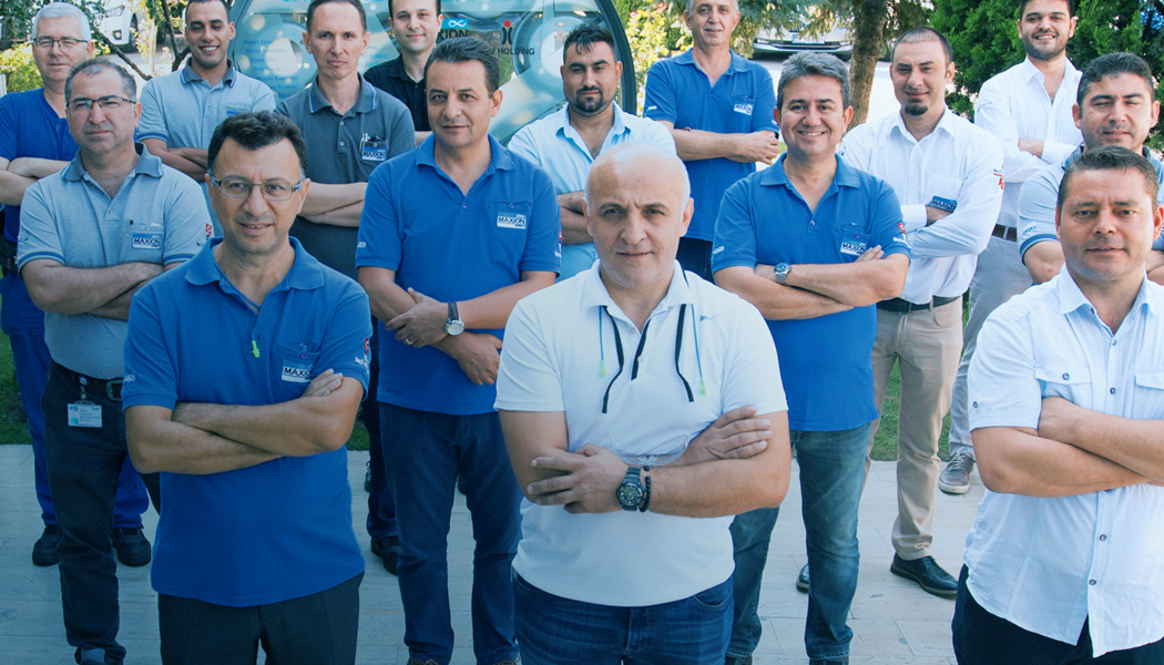 A group of experienced men working for Maxion. 