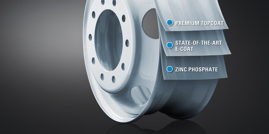 Max Coat technology by Maxion Wheels: Image of a wheel.