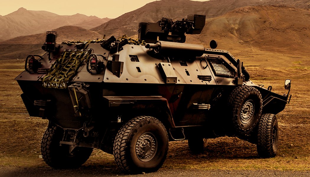A Military Vehicle: Equipped with Specialty Wheels for Military Vehicles by Maxion Wheels.