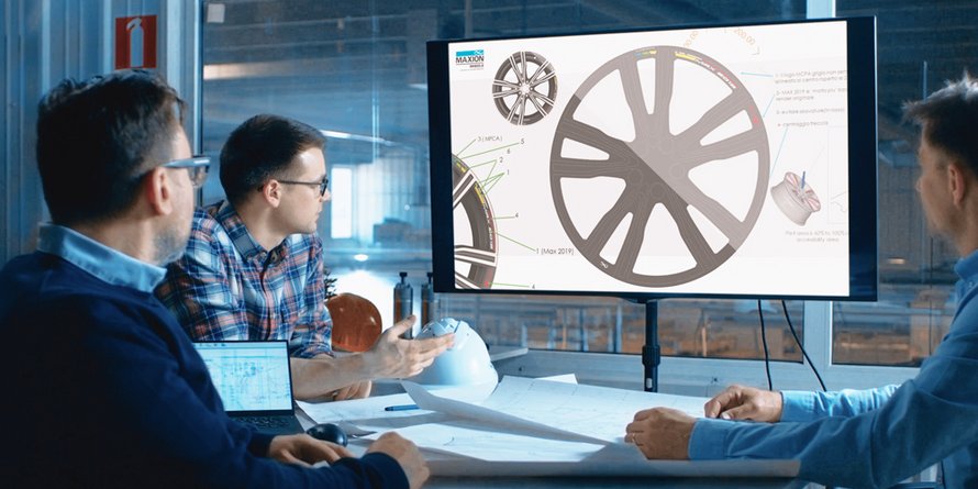 The vision of Maxion displayed during a work situation